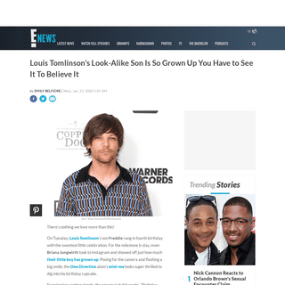 A complete backup of www.eonline.com/news/1114424/louis-tomlinson-s-look-alike-son-is-so-grown-up-you-have-to-see-it-to-believe-
