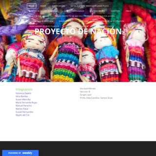 A complete backup of proyectodenacion5to.weebly.com