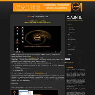 A complete backup of caine-live.net