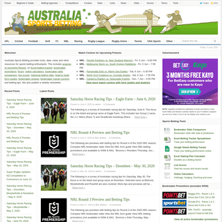 A complete backup of aussportsbetting.com
