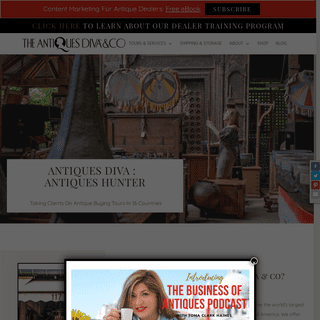 The Antiques Diva & Co. - Global Antiques Tours & Buying Services