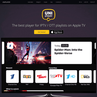 UniPlayer - The best Apple TV player for IPTV - OTT playlists