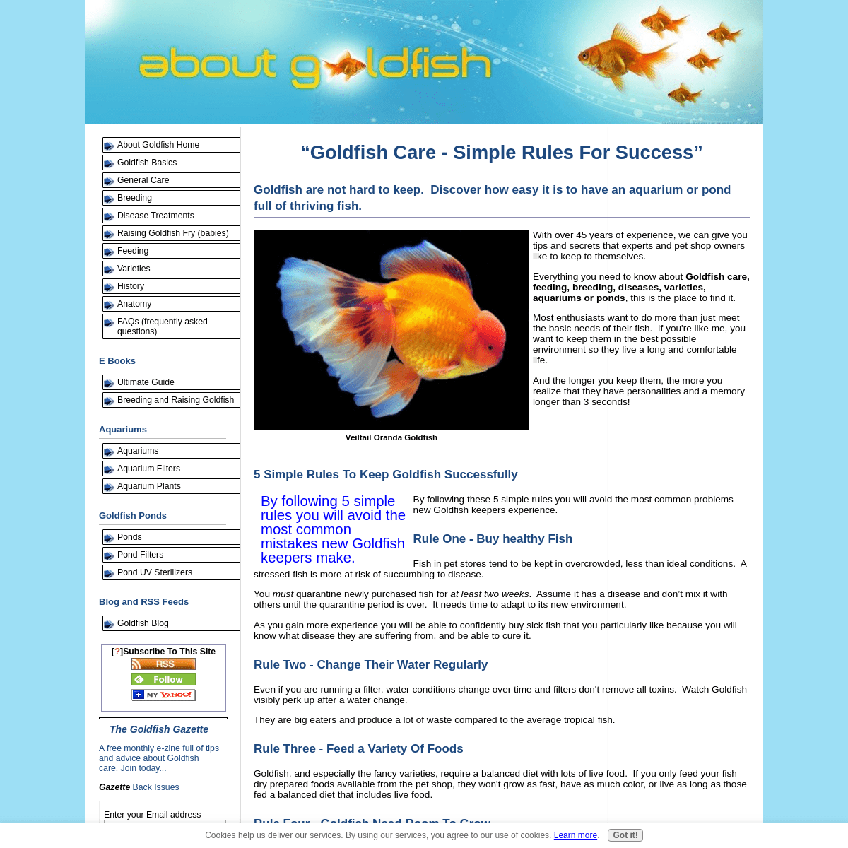 A complete backup of about-goldfish.com