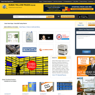 Dubai Yellow Pages - Dubai Companies - B2B Marketplace Dubai