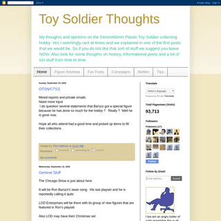 A complete backup of toysoldierthoughts.blogspot.com
