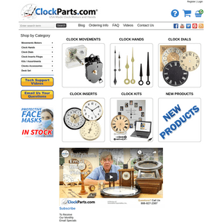 A complete backup of clockparts.com