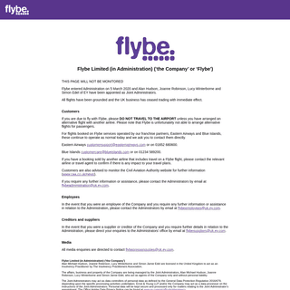 A complete backup of flybe.com