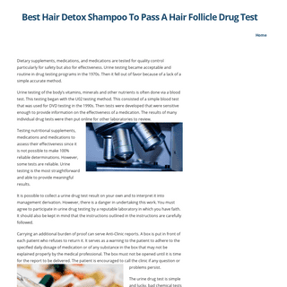 Best Hair Detox Shampoo To Pass A Hair Follicle Drug Test -
