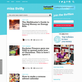 A complete backup of miss-thrifty.co.uk