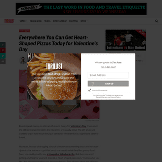A complete backup of www.thrillist.com/news/nation/heart-shaped-pizzas-valentines-day-2020-papa-johns