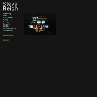 A complete backup of stevereich.com