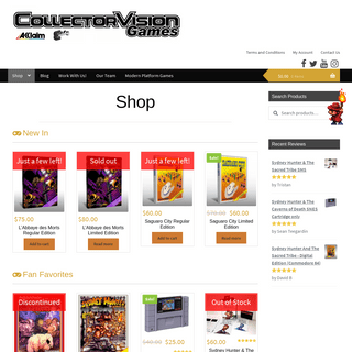 Collectorvision - Homebrew games since 2008