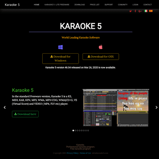 A complete backup of karaoke5.com
