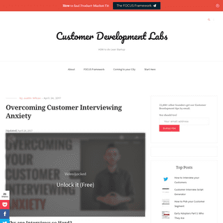 Customer Development Labs - HOW to do Lean Startup