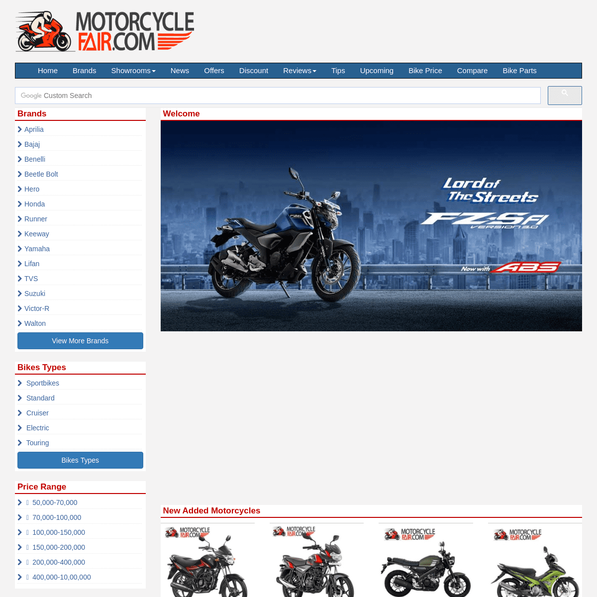 A complete backup of motorcyclefair.com