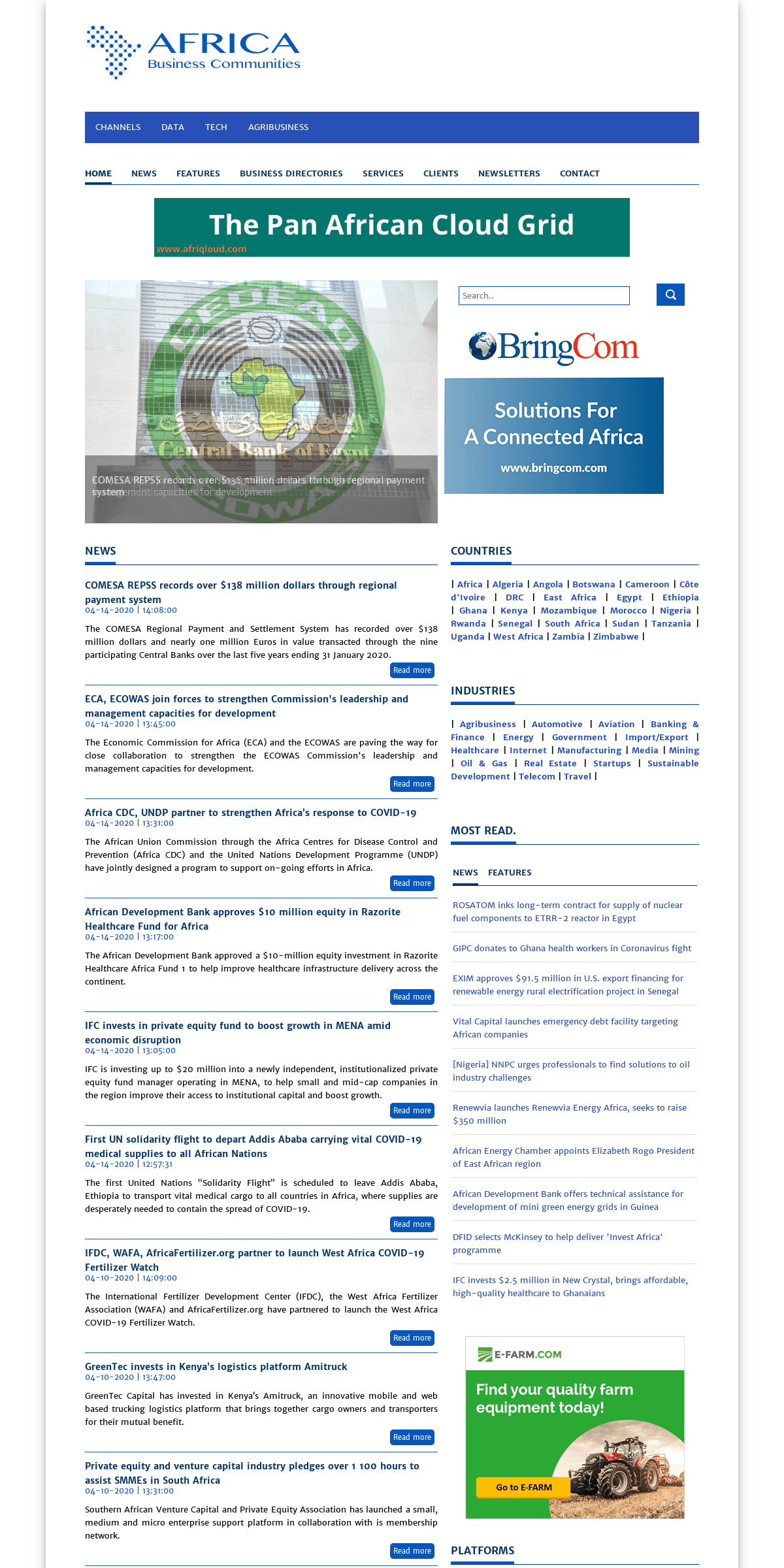 A complete backup of africabusinesscommunities.com