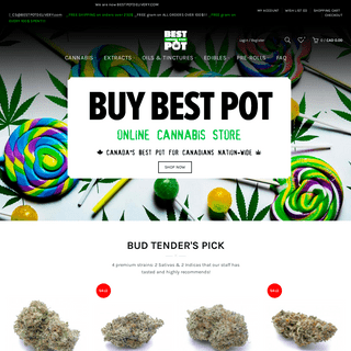 Best Online Weed Store- Shop Weed at our Canadian Dispensary