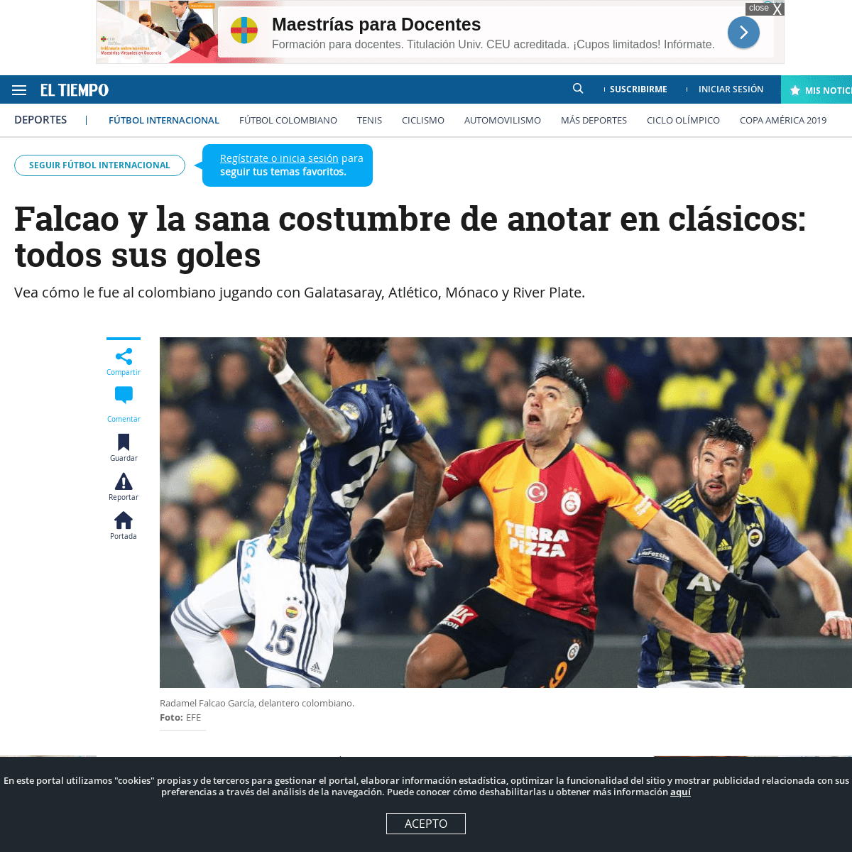 A complete backup of www.eltiempo.com/deportes/futbol-internacional/radamel-falcao-hoy-goles-en-clasicos-galatasaray-real-madrid