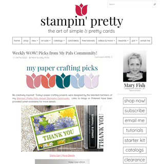 A complete backup of stampinpretty.com