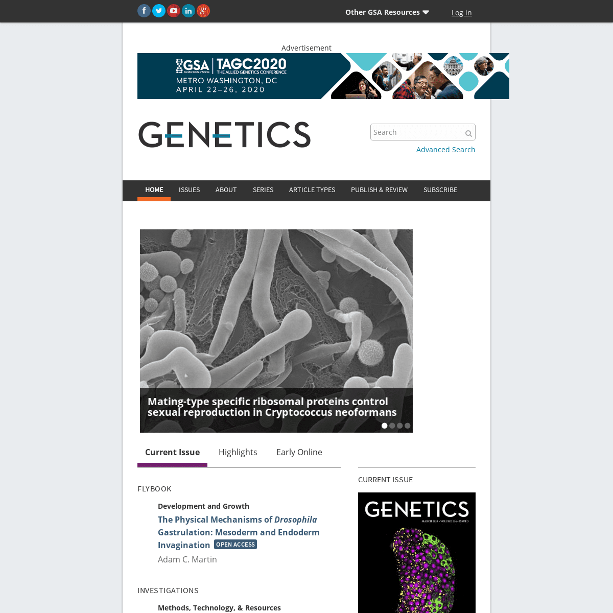 A complete backup of genetics.org
