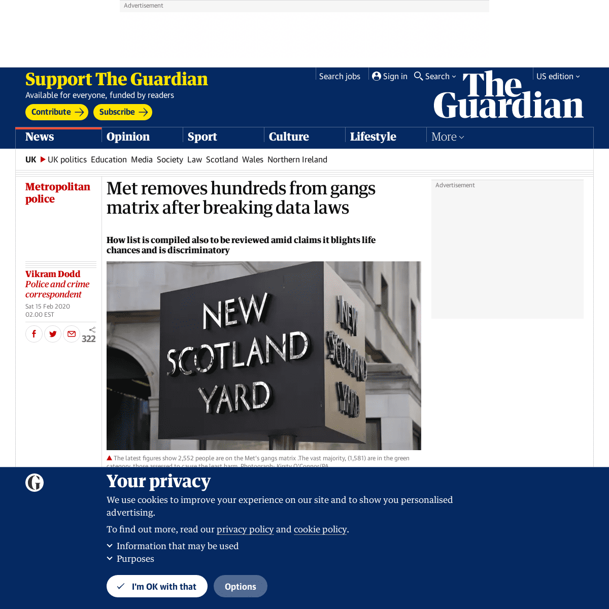 A complete backup of www.theguardian.com/uk-news/2020/feb/15/met-removes-hundreds-from-gangs-matrix-after-breaking-data-laws