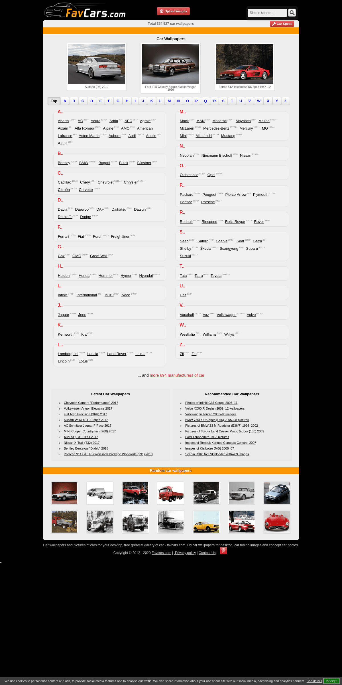 A complete backup of favcars.com