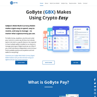 A complete backup of gobyte.network