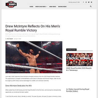 A complete backup of www.sescoops.com/drew-mcintyre-reflects-on-his-mens-royal-rumble-victory/