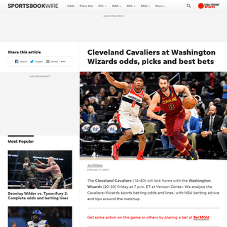 A complete backup of sportsbookwire.usatoday.com/2020/02/21/cleveland-cavaliers-at-washington-wizards-odds-picks-and-best-bets/