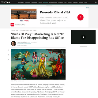 A complete backup of www.forbes.com/sites/scottmendelson/2020/02/12/harley-quinn-birds-of-prey-marketing-is-not-to-blame-for-dis