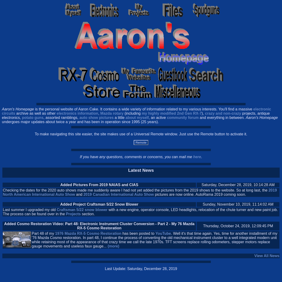 A complete backup of aaroncake.net