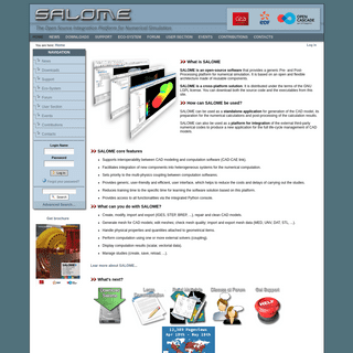 A complete backup of salome-platform.org