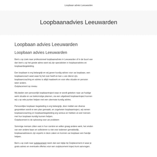 A complete backup of loopbaanadviesleeuwarden.nl