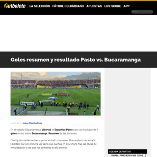 A complete backup of futbolete.com/futbol-colombiano/goles-resumen-y-resultado-pasto-vs-bucaramanga/459234/