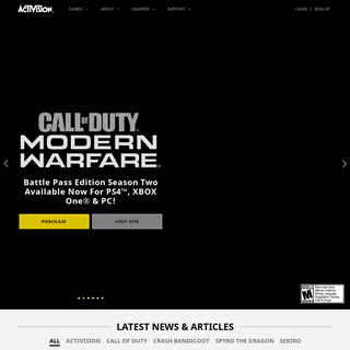A complete backup of activision.com
