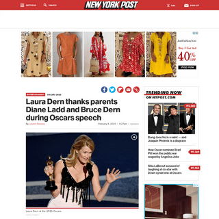 A complete backup of nypost.com/2020/02/09/laura-dern-wins-best-supporting-actress-oscar-for-marriage-story/