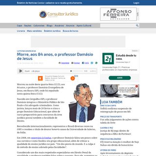 A complete backup of www.conjur.com.br/2020-fev-13/morre-aos-84-anos-professor-damasio-jesus