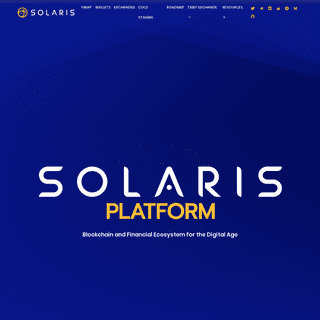 Home Page - Solaris (XLR) Cryptocurrency