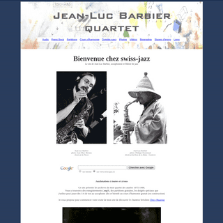Barbier Jean-Luc - Saxophoniste et flÃ»tiste de jazz