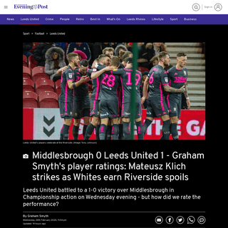 A complete backup of www.yorkshireeveningpost.co.uk/sport/football/leeds-united/middlesbrough-0-leeds-united-1-graham-smyths-pla