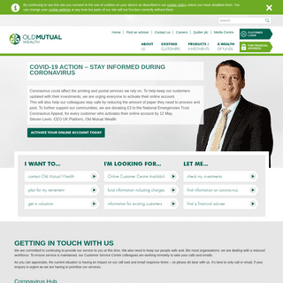 A leading provider of investments and pensions -Â Old Mutual Wealth