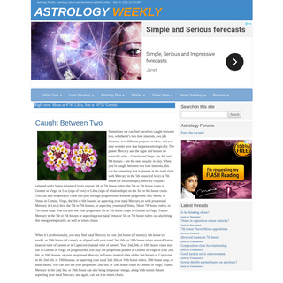 A complete backup of astrologyweekly.com
