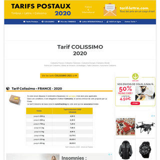 A complete backup of tarif-colissimo.fr