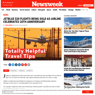 A complete backup of www.newsweek.com/jetblue-sale-20-ticket-one-way-flight-us-international-destination-1486932