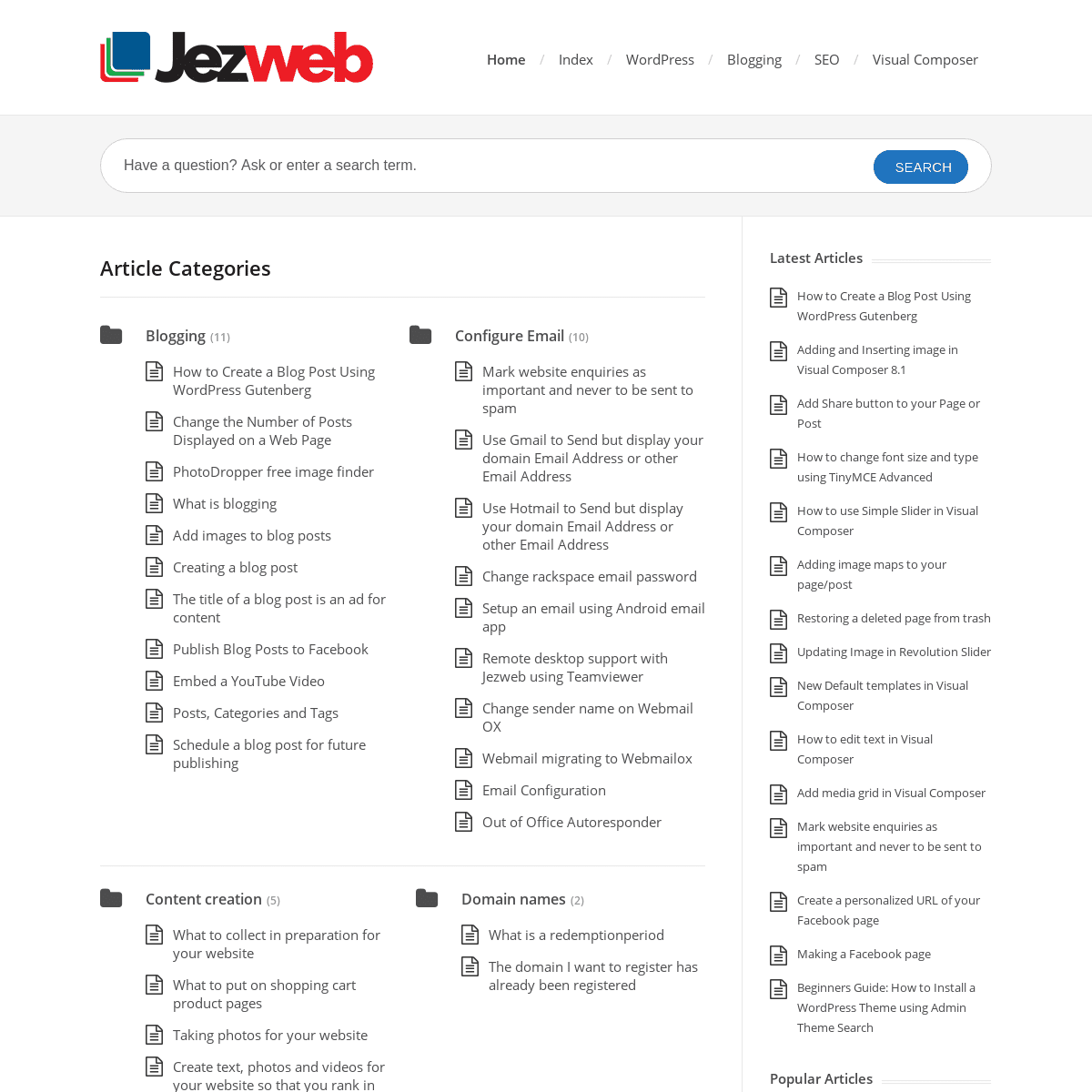 A complete backup of jezweb.info
