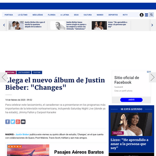 A complete backup of www.diariolasamericas.com/cultura/llega-el-nuevo-album-justin-bieber-changes-n4193011