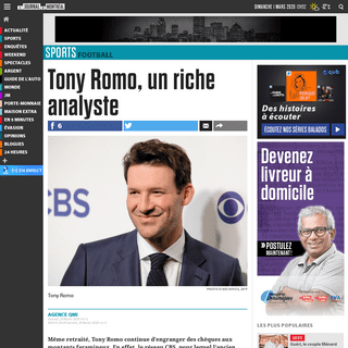 A complete backup of www.journaldemontreal.com/2020/02/29/tony-romo-un-riche-analyste