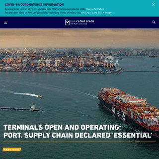 Homepage - Port of Long Beach