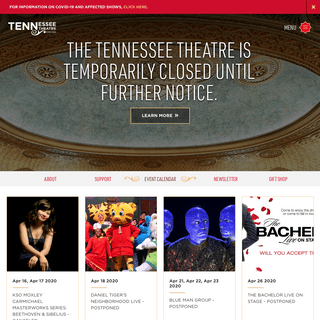 A complete backup of tennesseetheatre.com