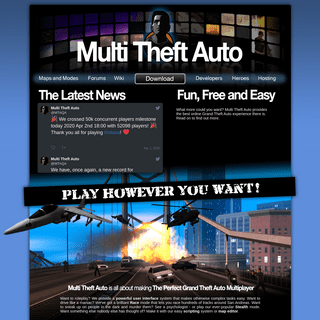 Multi Theft Auto- San Andreas - Grand Theft Auto Multiplayer Mod